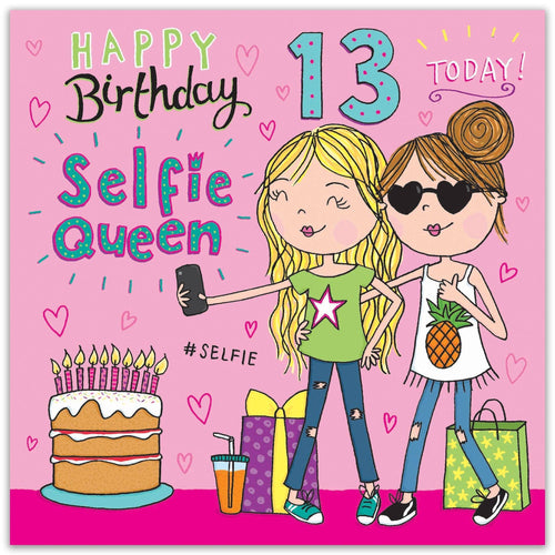 13th Birthday Card - Girls Birthday Card