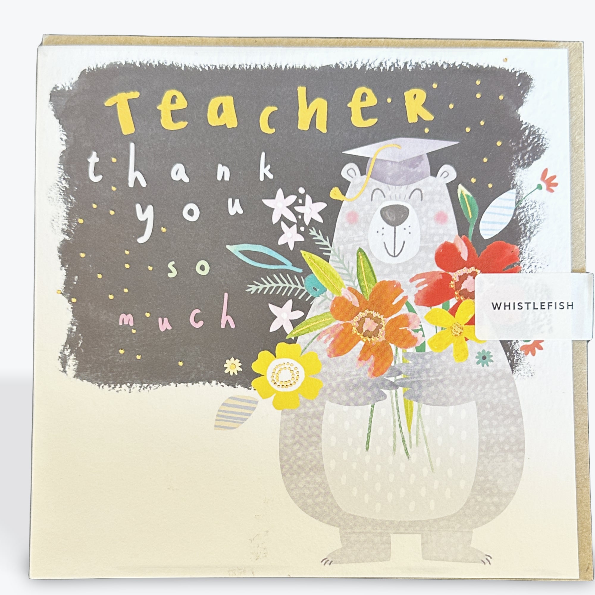 Teacher Thank you so much - Card