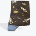 Doris and Dude Charcoal Rocket Socks UK 7 to 11