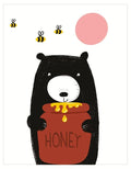 Bear & Honey Card