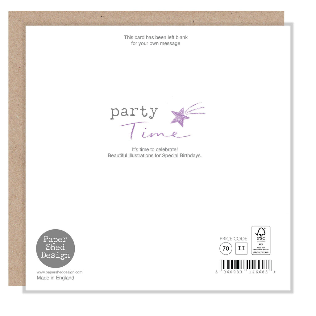 Age 1 Birthday Card - Panda Design - Party Time - PTAGE01