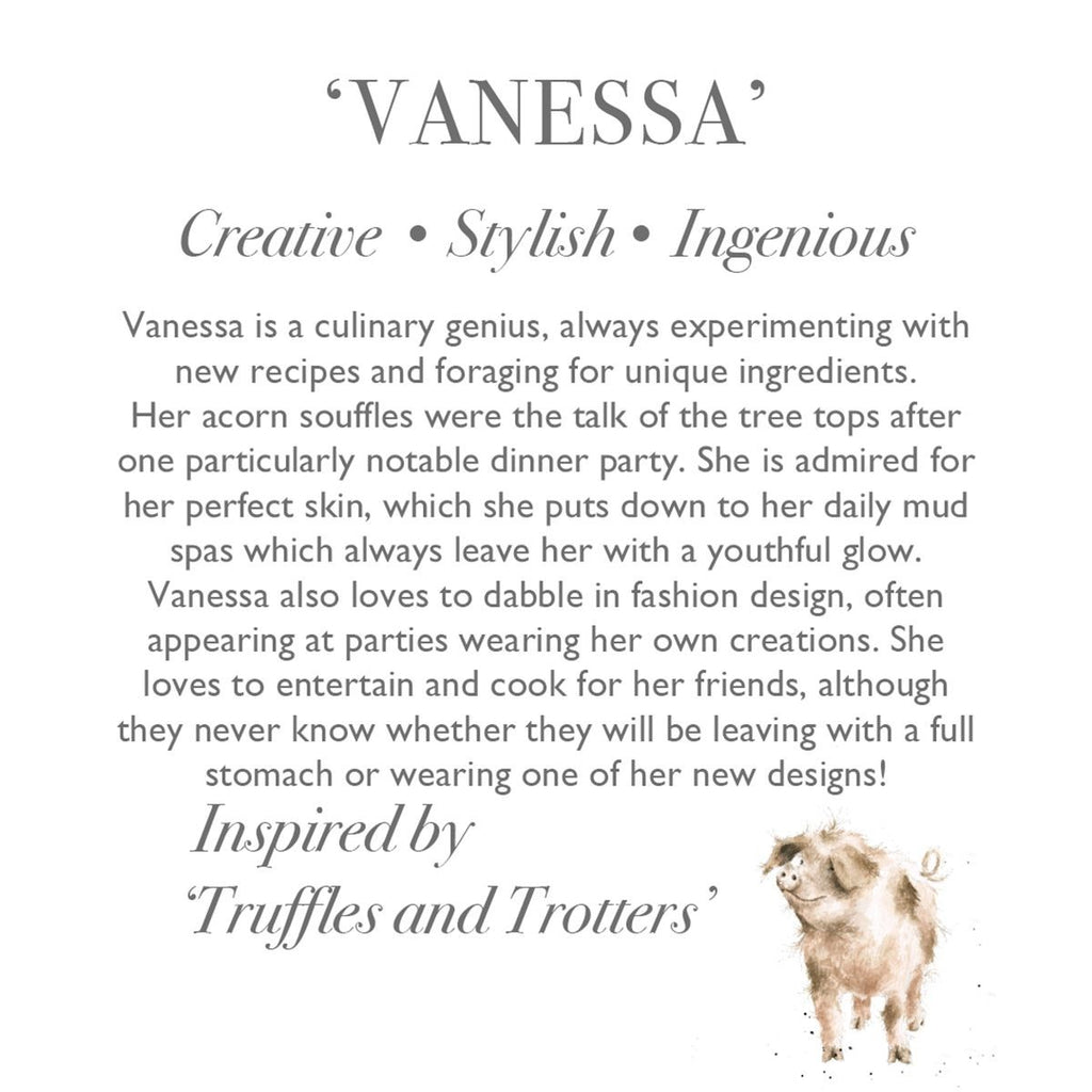 Wrendale Designs Vanessa the Pig Plush Soft Toy