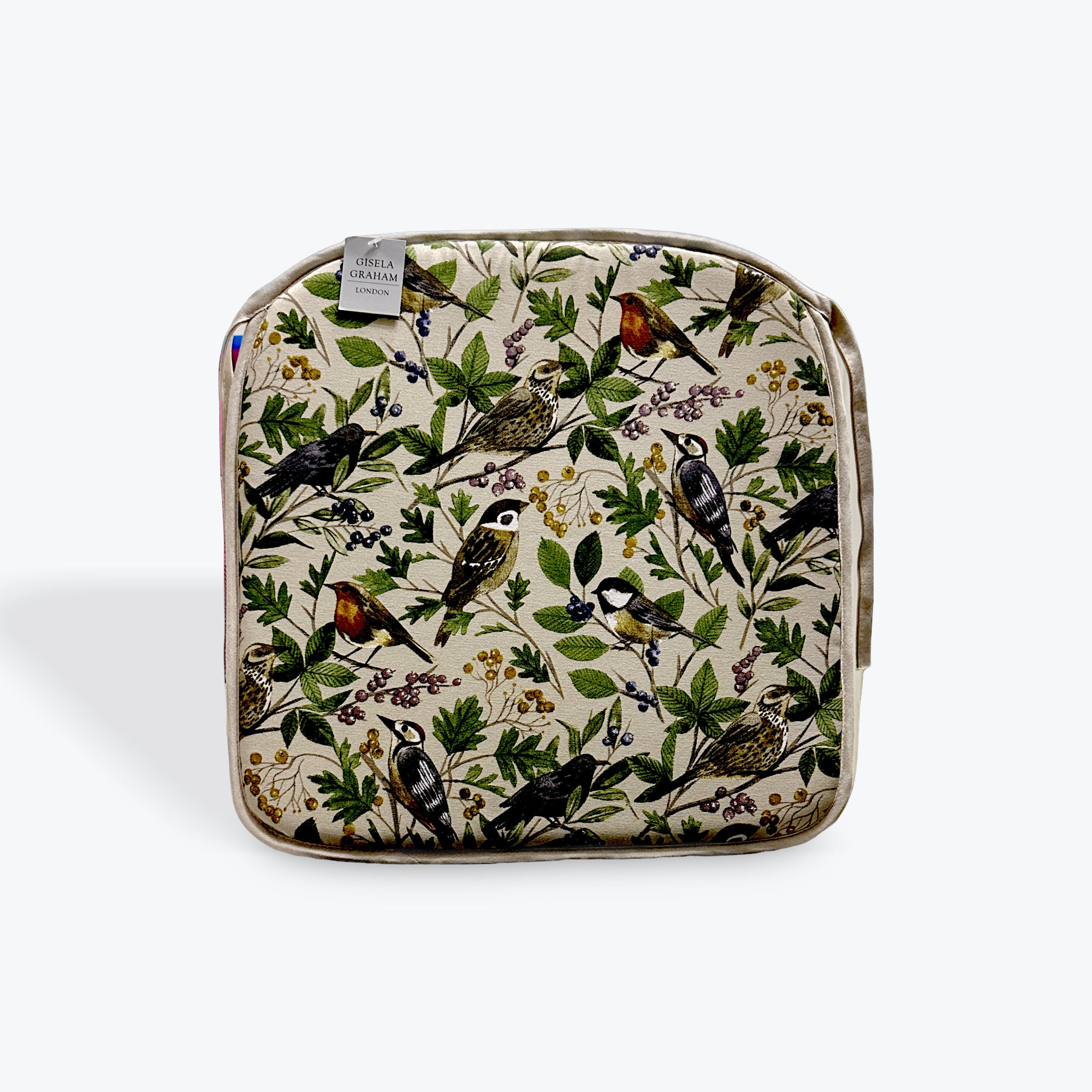 Gisela Graham Bird Seat Topper Cushion