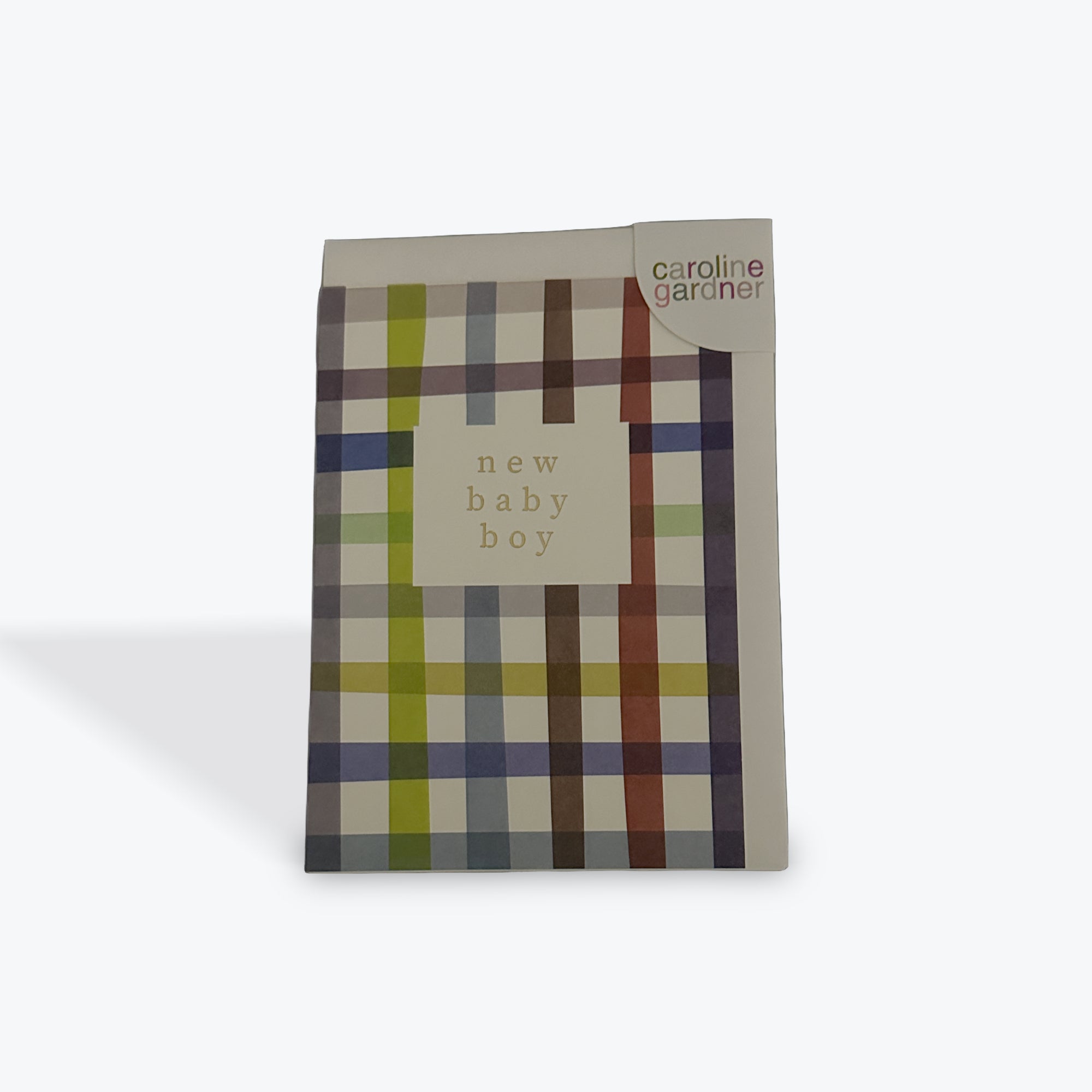New Baby Boy Multi Check card