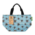 Foldable Lightweight Lunch bag - Bumble Bee (Blue)