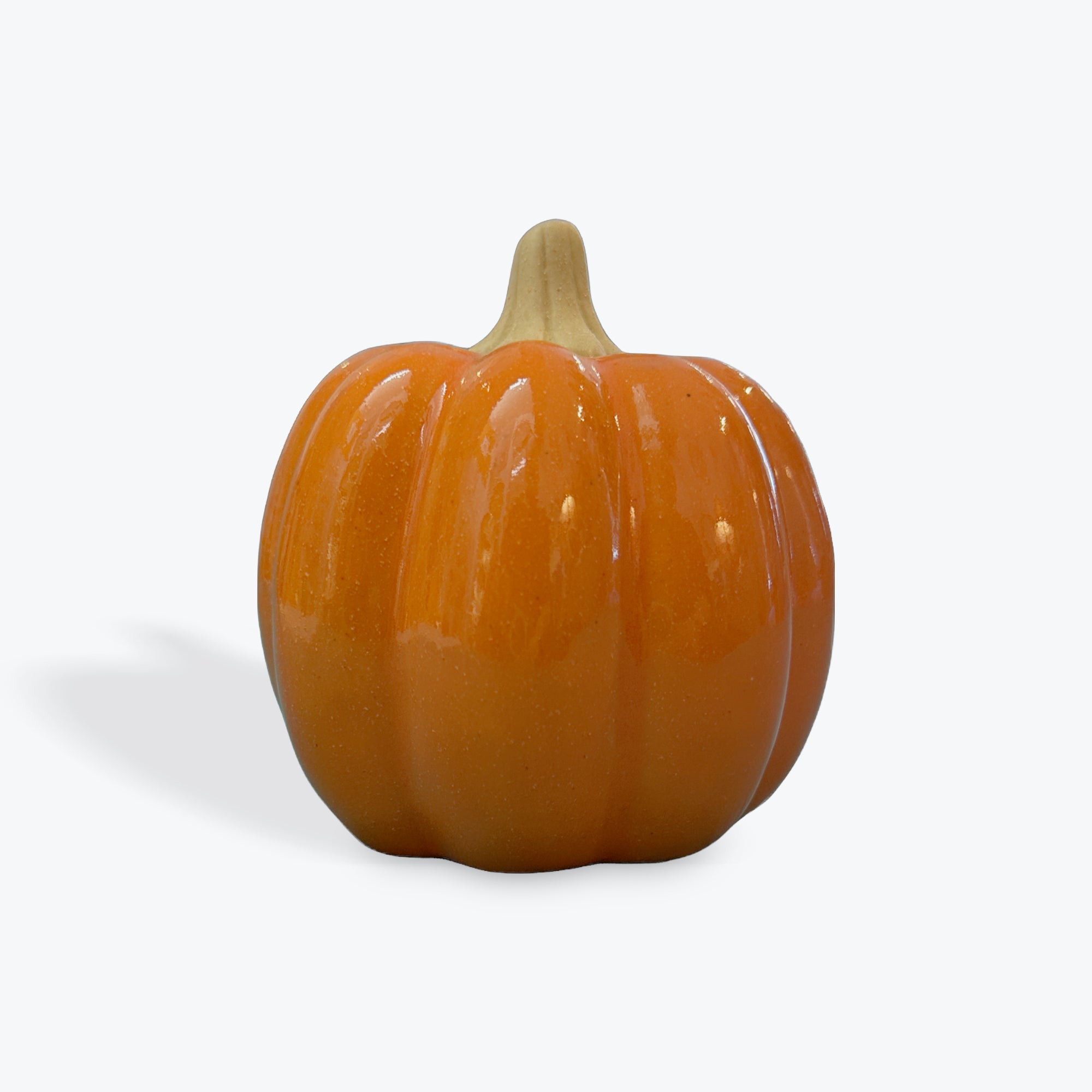 Orange Earthenware Pumpkin Ornament small