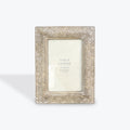 Taupe Wood Effect Leaf Resin Picture Frame 4x6