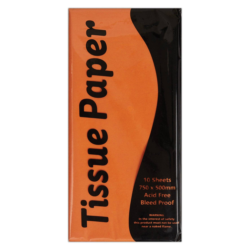Stephens Tissue Orange 750 x 500mm 10 Sheets