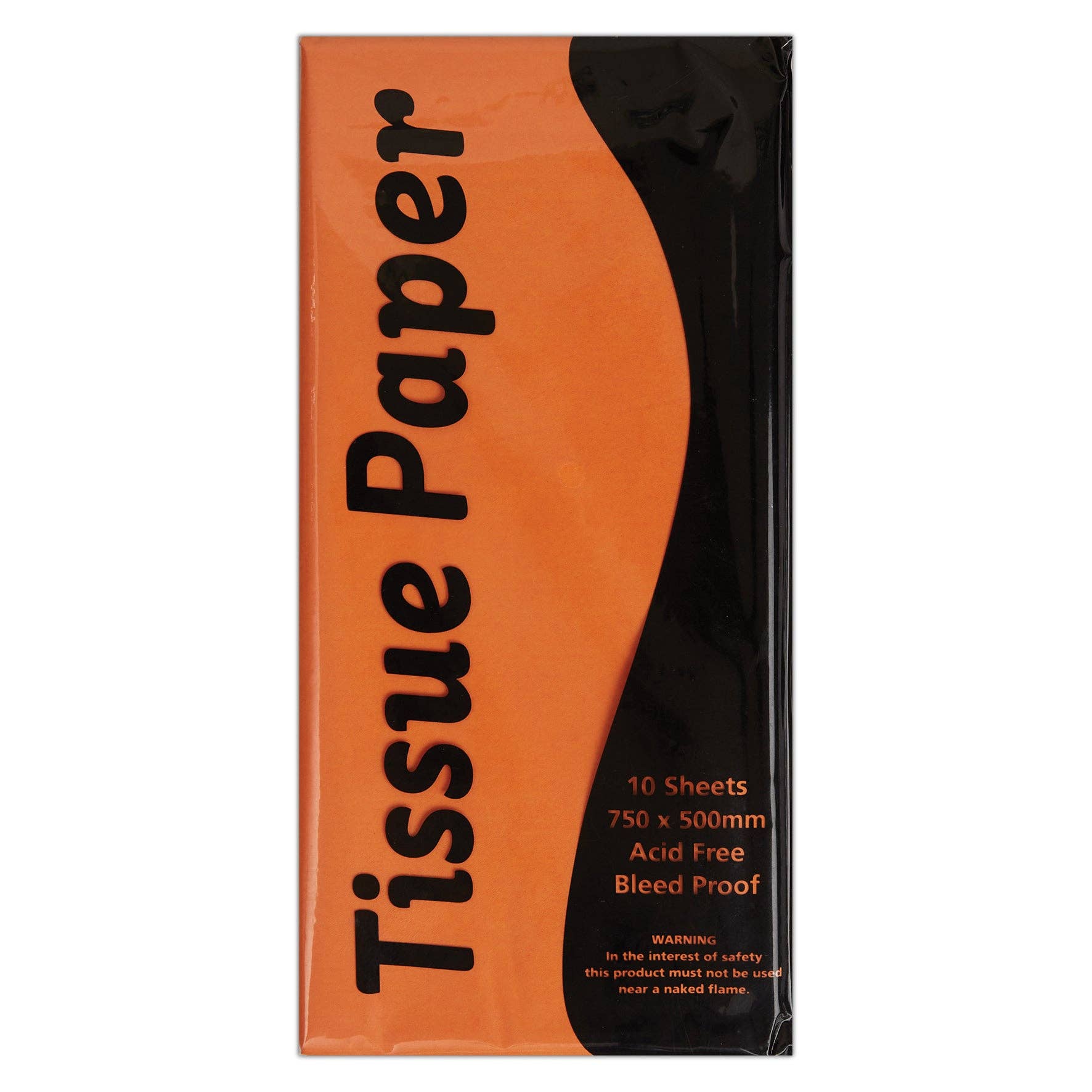 Stephens Tissue Orange 750 x 500mm 10 Sheets