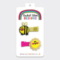 Kid's Hair Clips - Bee/Flower (Set of 2)