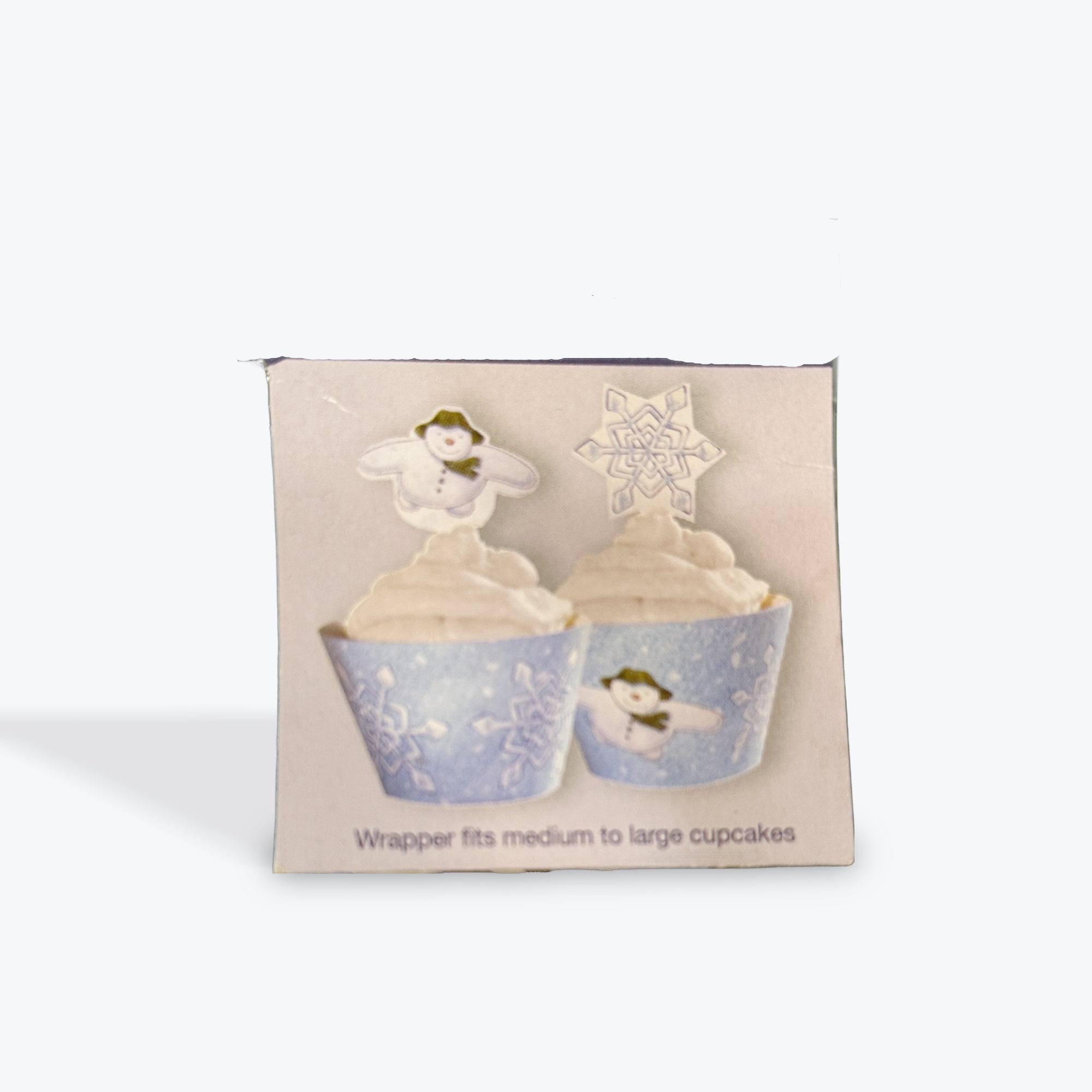 Snowman Cupcake Wrappers and Picks
