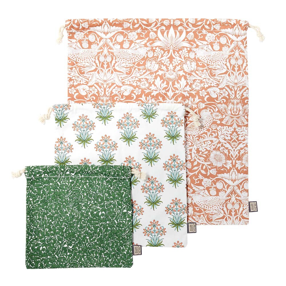 William Morris at Home Eco Grocery Bags – Set of 3