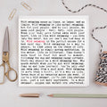 Wild Swimming Greeting Card With Inspiring Quotes