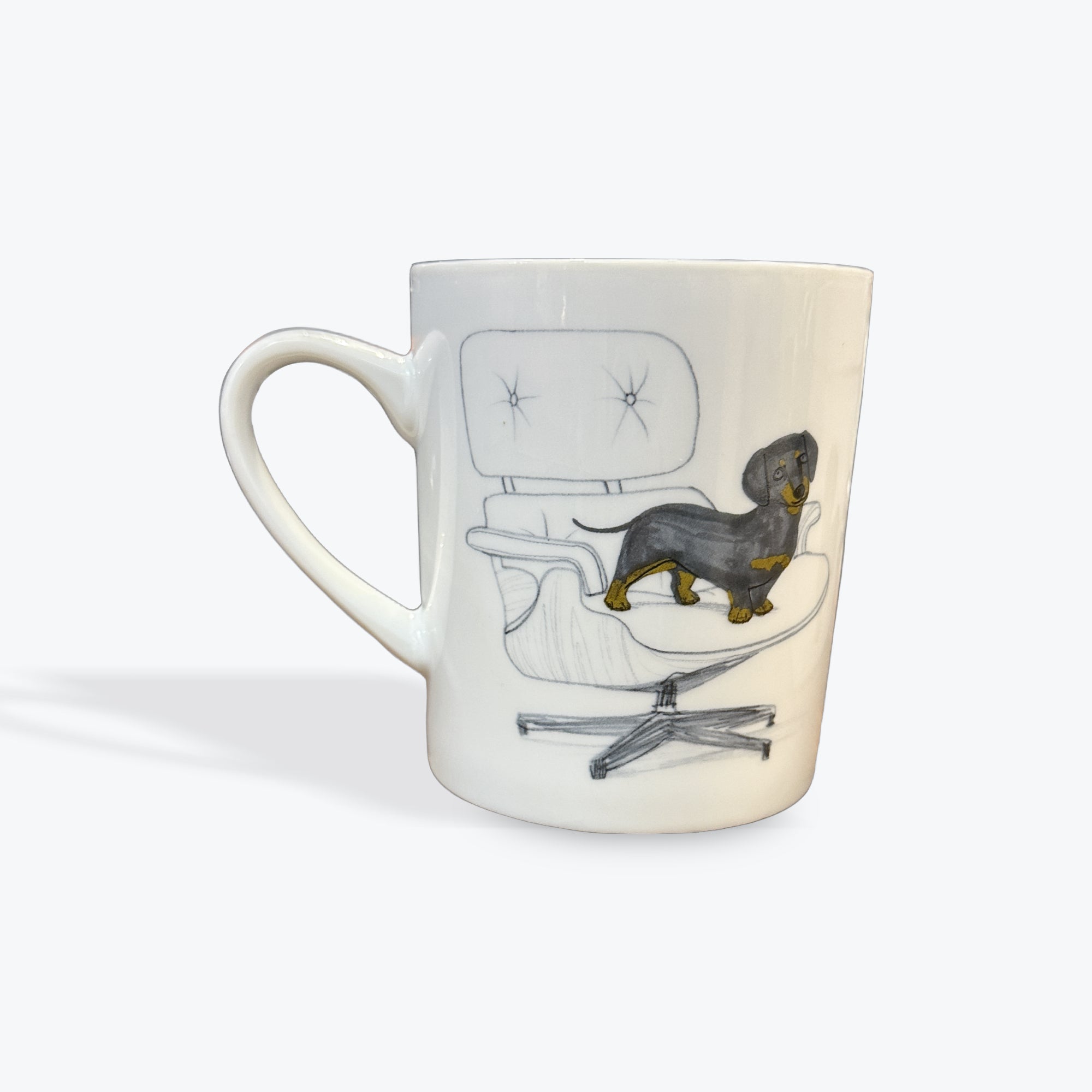 Sit Dachshund Mug by Magpie