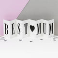 Best Mum Monochrome Fold Out Banner Card