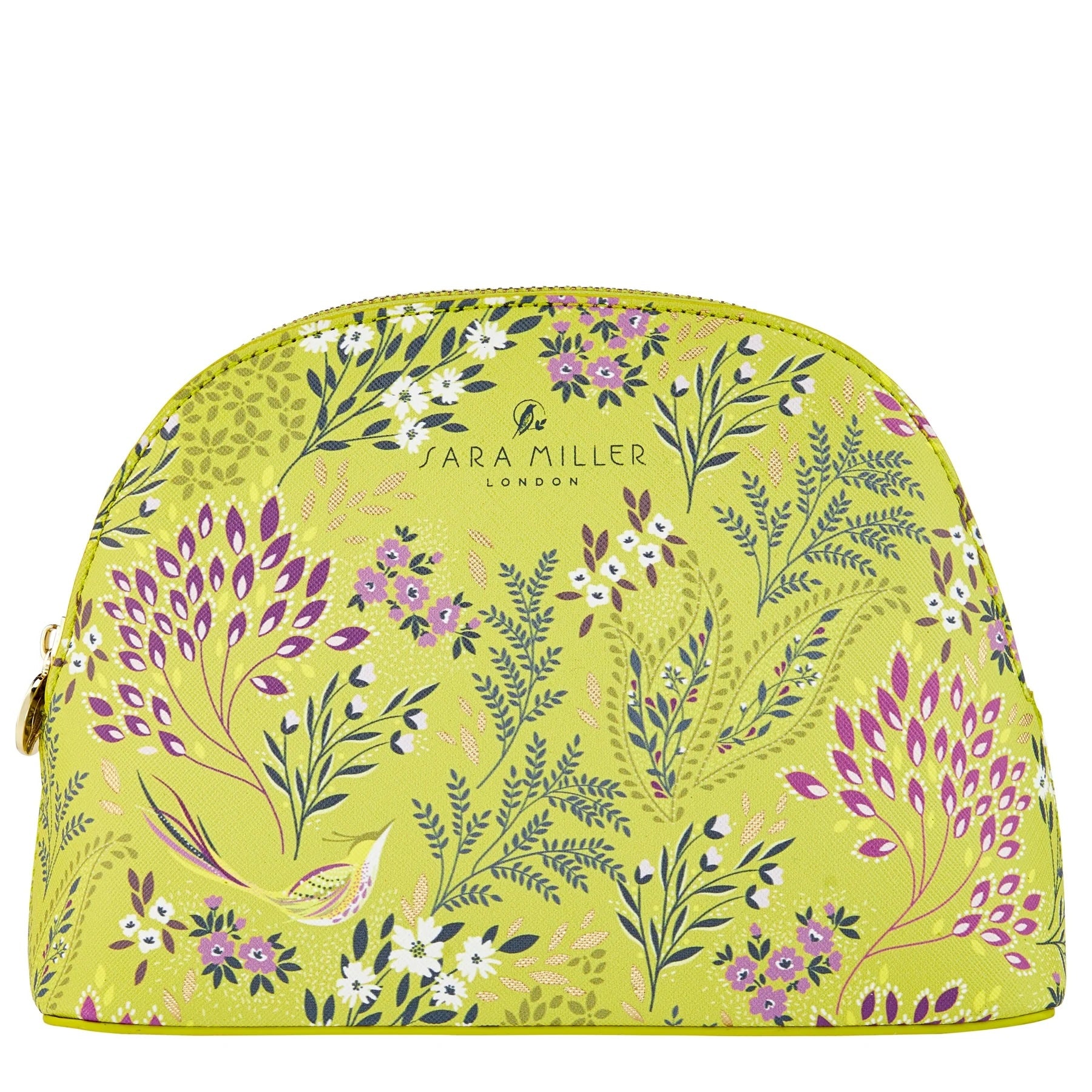 Sara Miller Haveli Garden Medium Green Cosmetic Bag