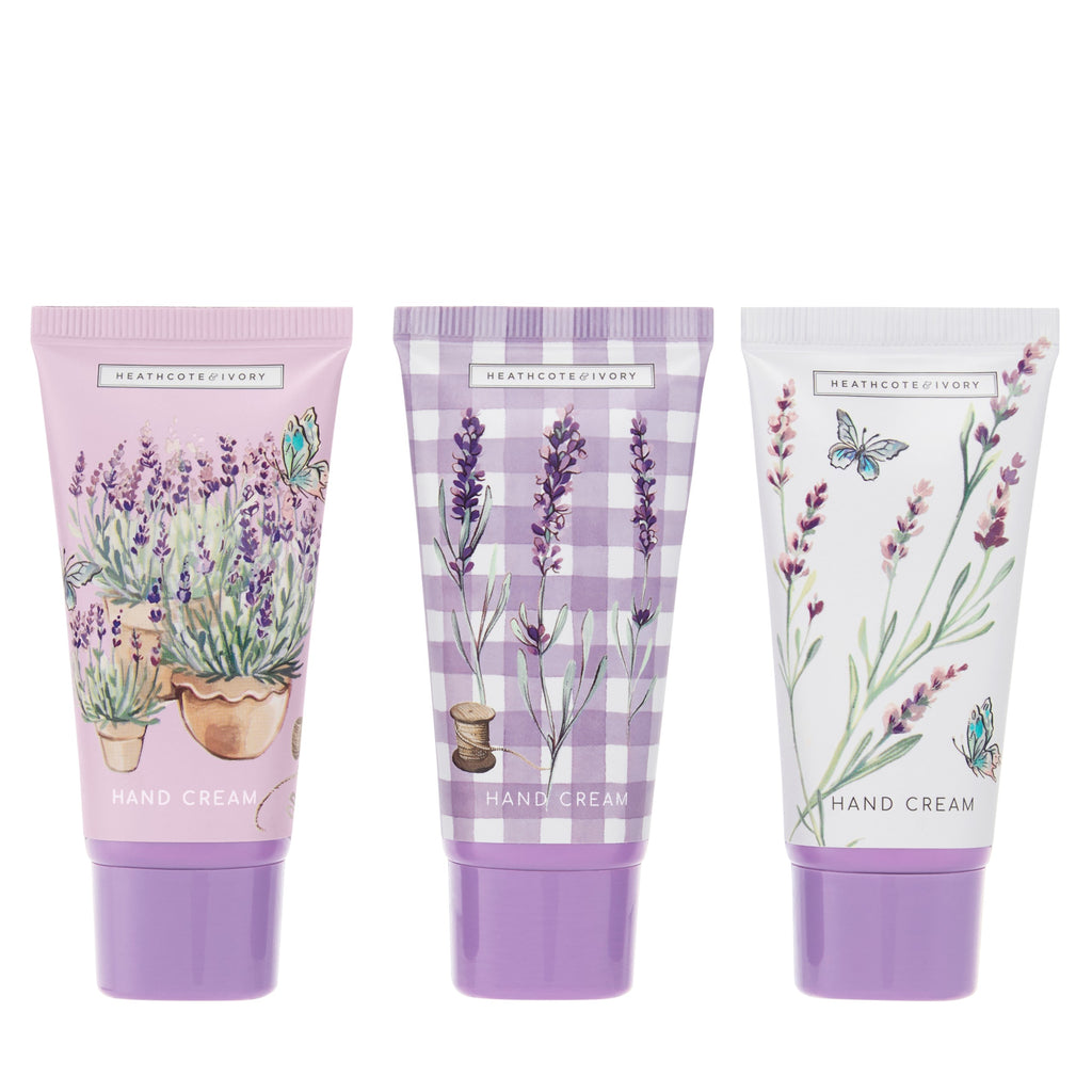 English Lavender Hand Cream Trio