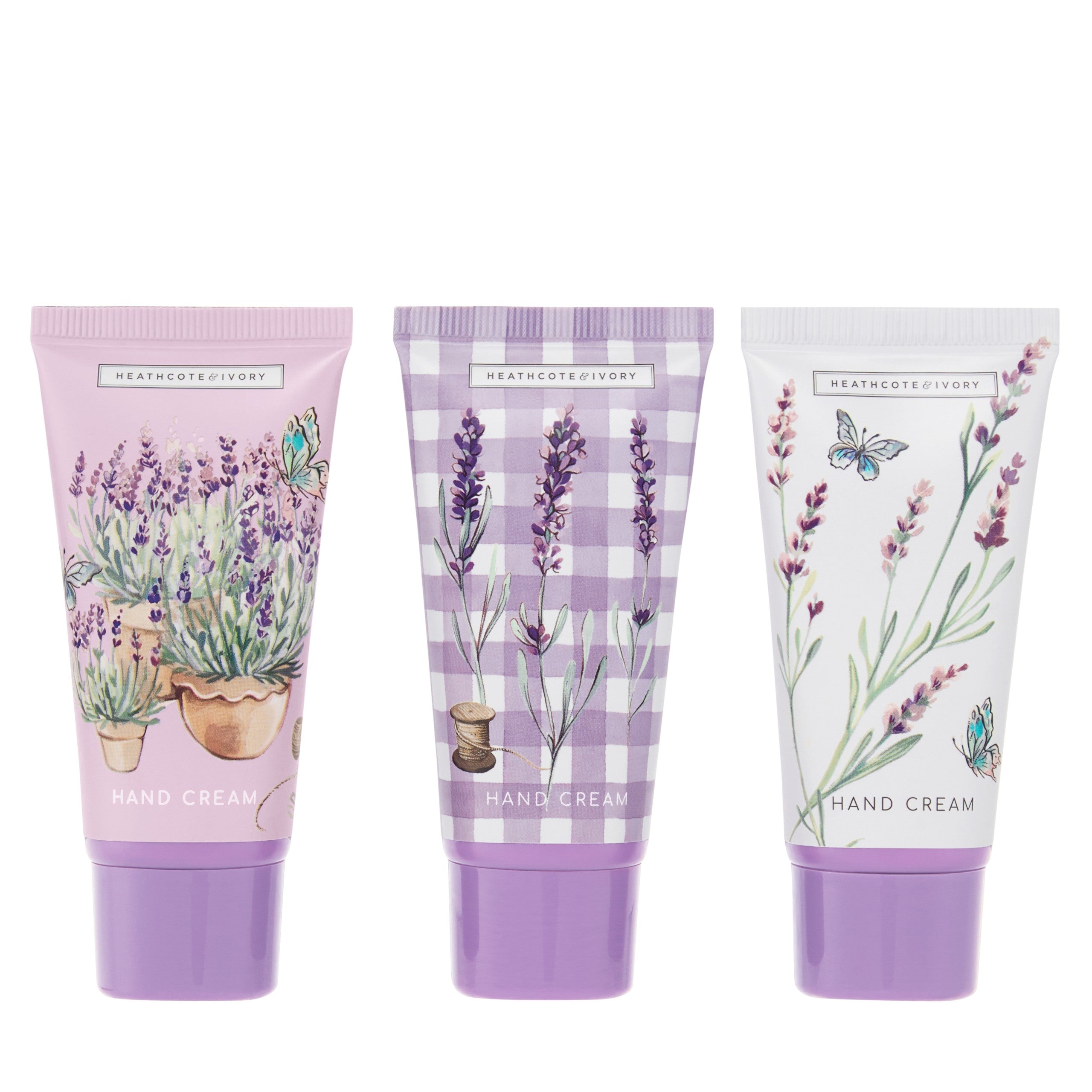 English Lavender Hand Cream Trio