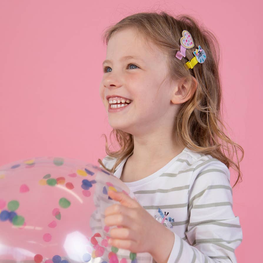 Kid’s Hair Clips - Hearts (Set of 2)