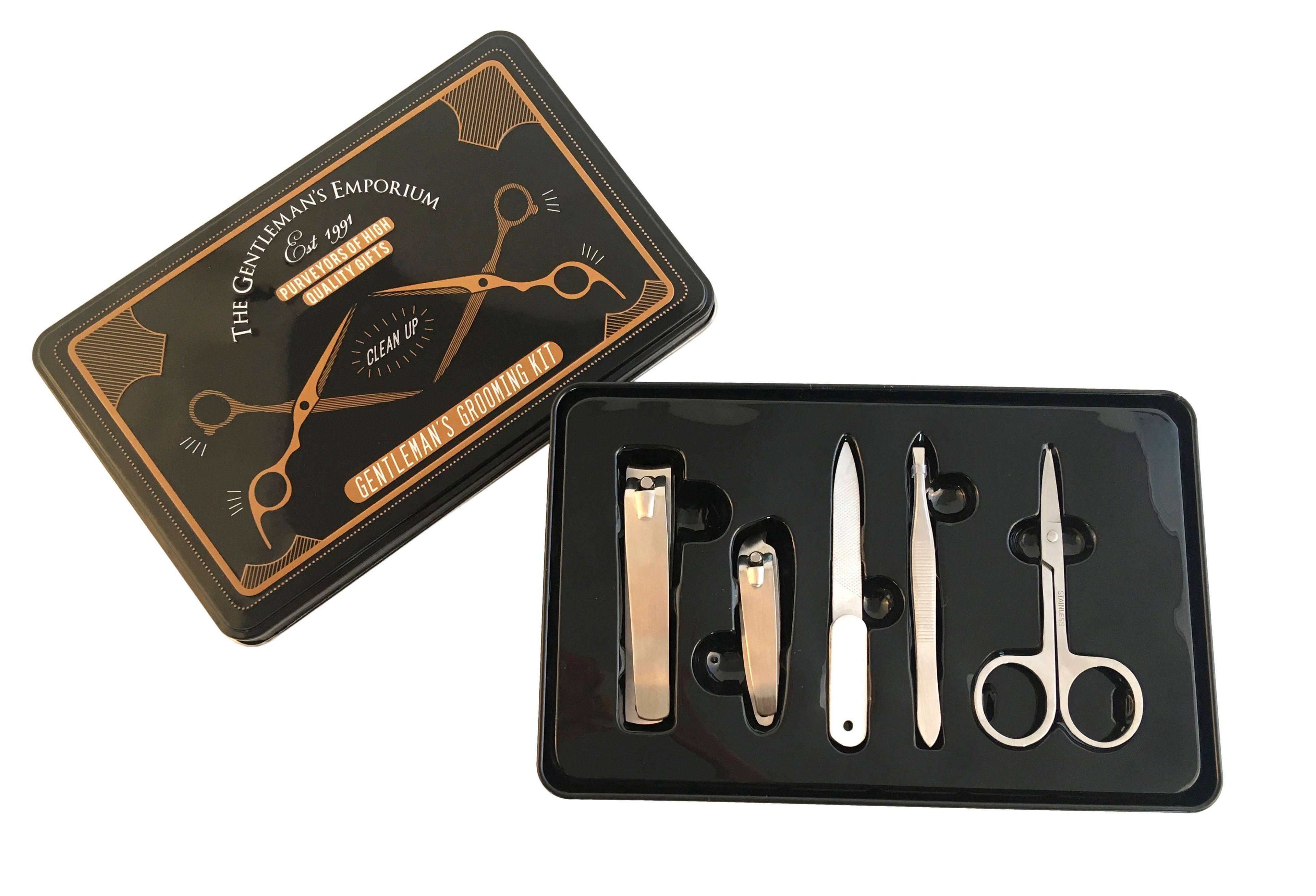 Grooming Kit - Gentleman's Emporium - Stylish Tin