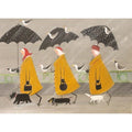 Elegant Ladies Walking Card