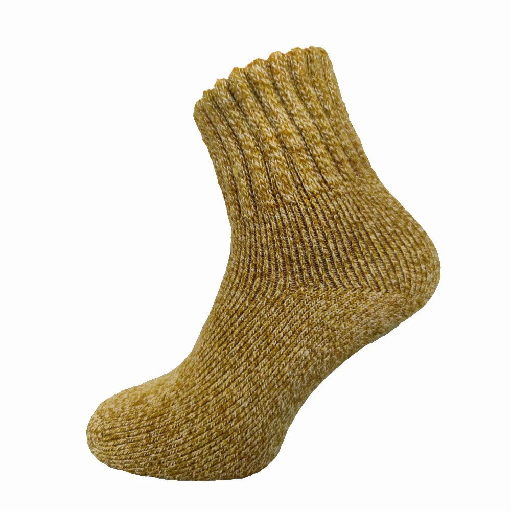 Gemjar Mustard Thick Wool Blend Socks 8 to 12