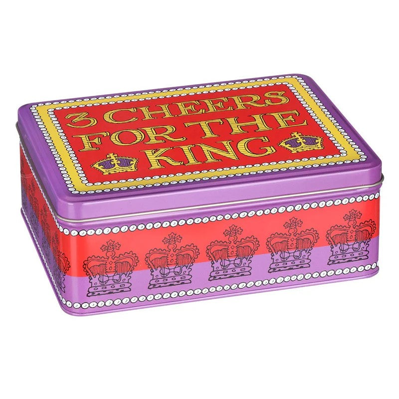 Elite Gift Boxes Emma Bridgewater Coronation King Charles III Deep Rectangular Tin 195 x 154 x 75mm