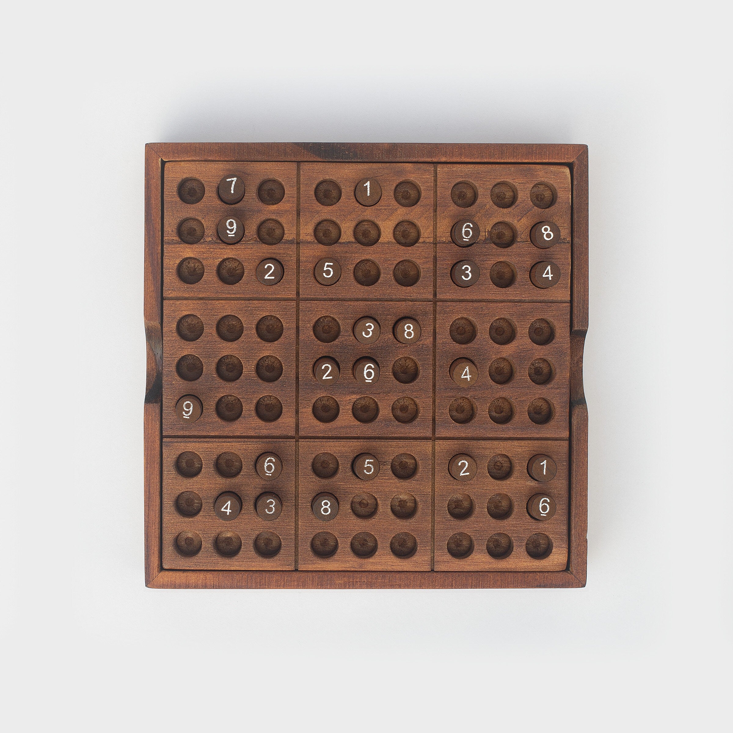 Wooden Sudoku Board Game
