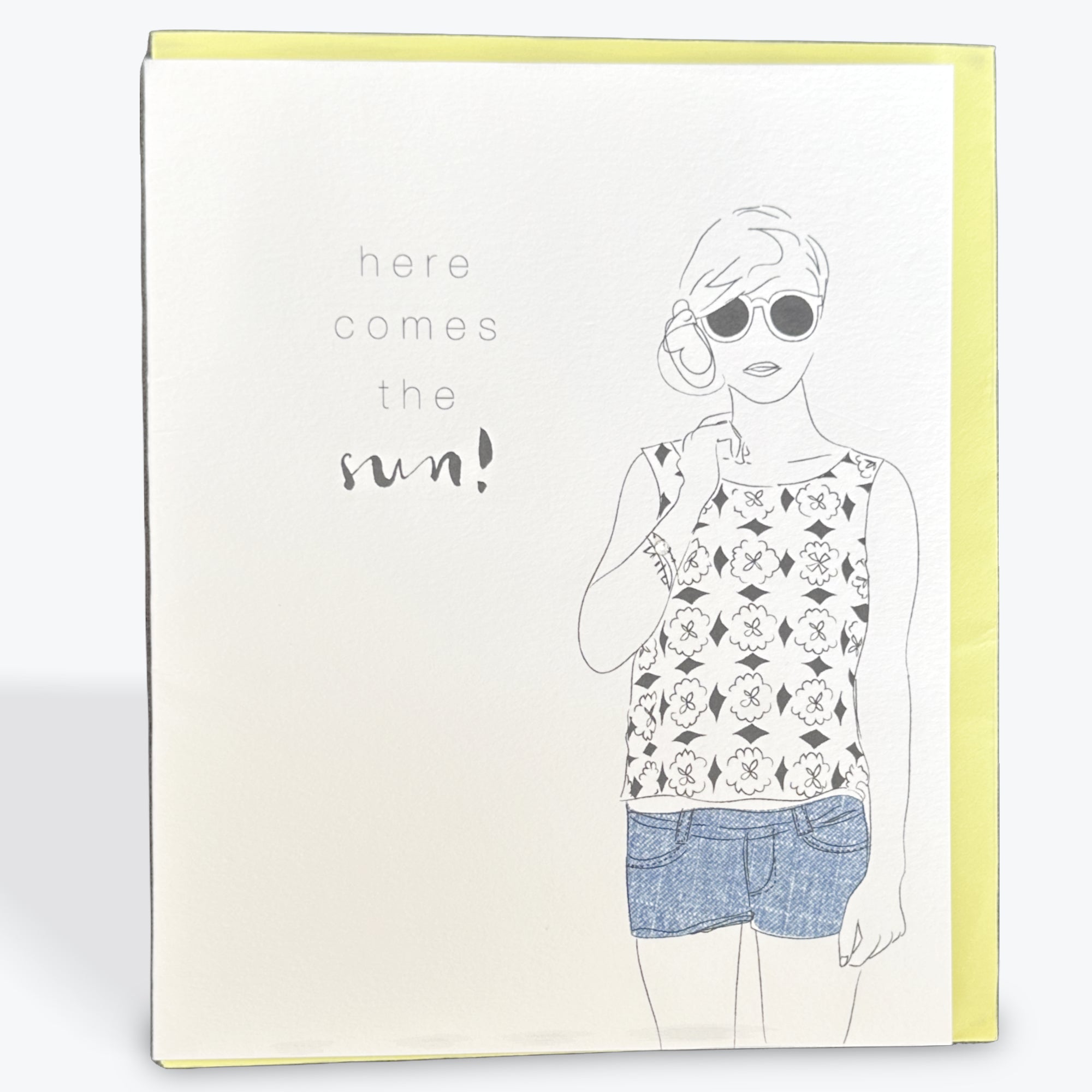 Belly Button - Here comes the sun card