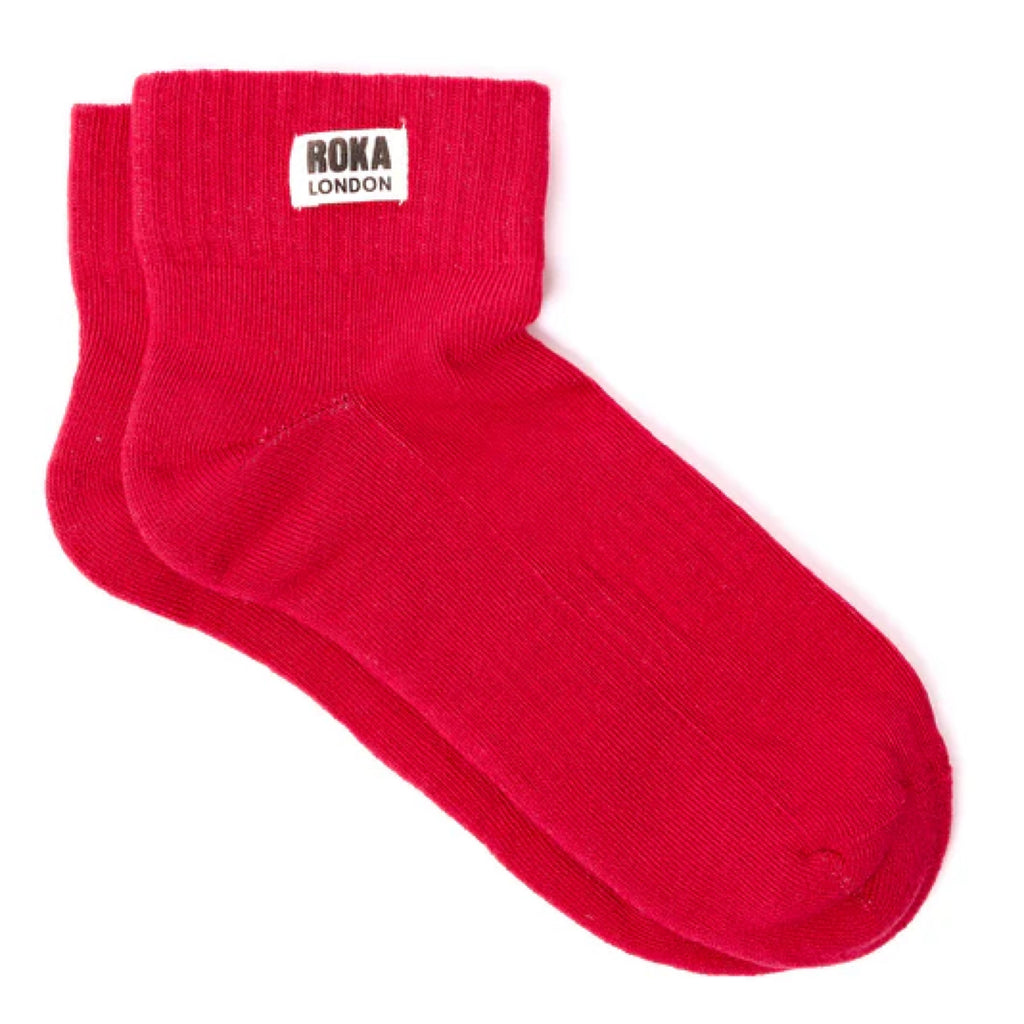 Roka Scarlet Organic Cotton Socks - one size