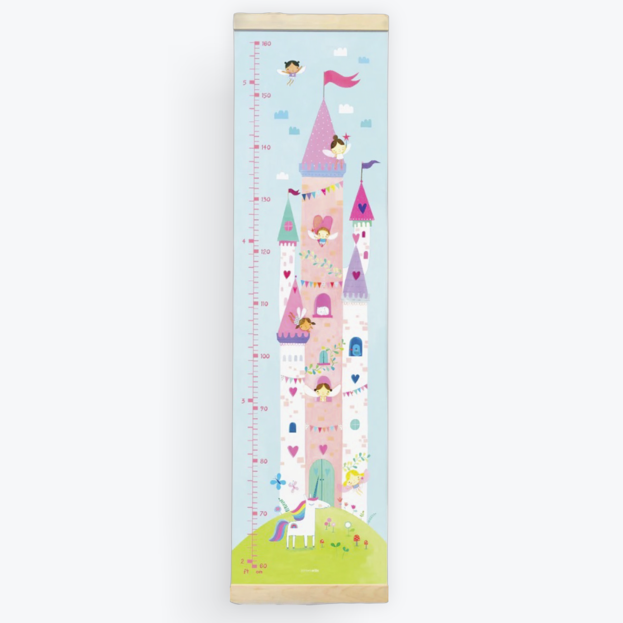 Fairy Castle - Canvas and Wood Height Chart