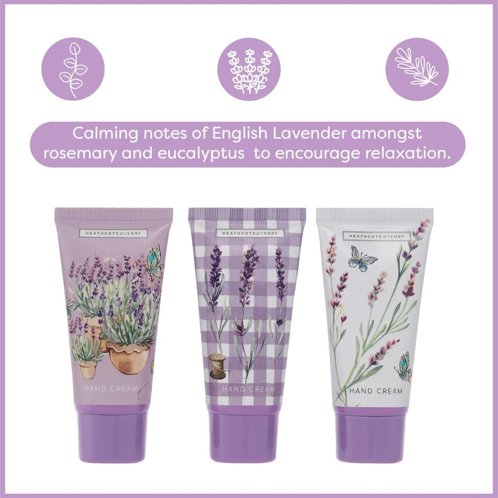 English Lavender Hand Cream Trio