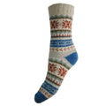 Gemjar Nordic Blue Heeled Socks 4 to 7