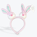 Small Pink Headband With Bunny Rabbits