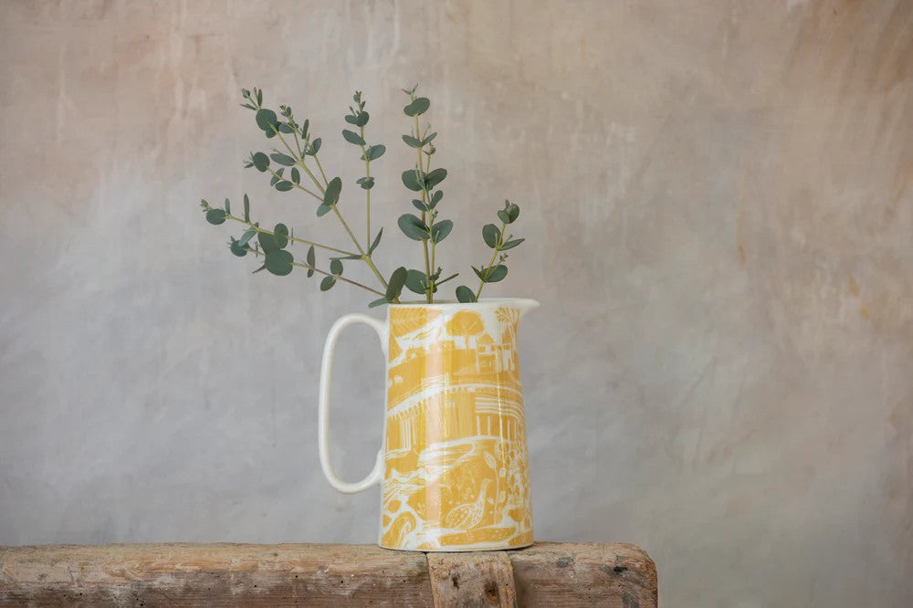 Sam Wilson Through The Fields Ochre Large Jug