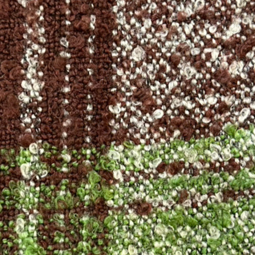 Shruti Brown and Green Tartan Scarf