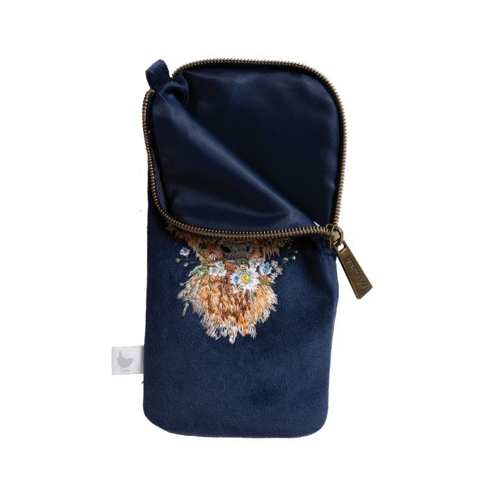 Glasses Pouch - Highland Cow (Wrendale)