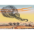 Starling Swirl Card