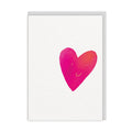 Simple Heart Smile Greeting Card