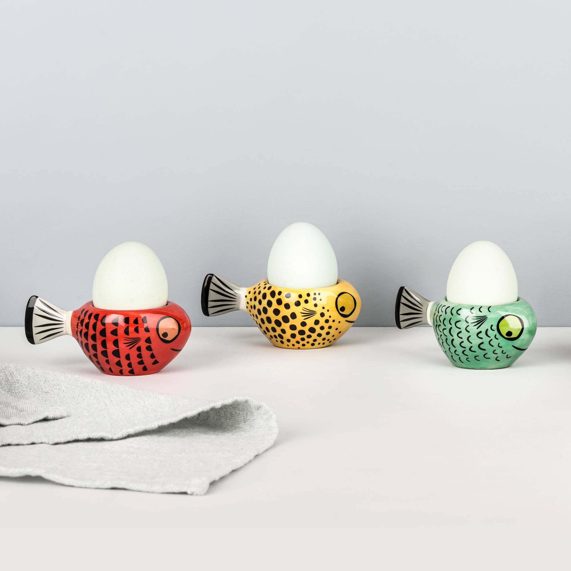 Green Fish Egg Cup | Hannah Turner