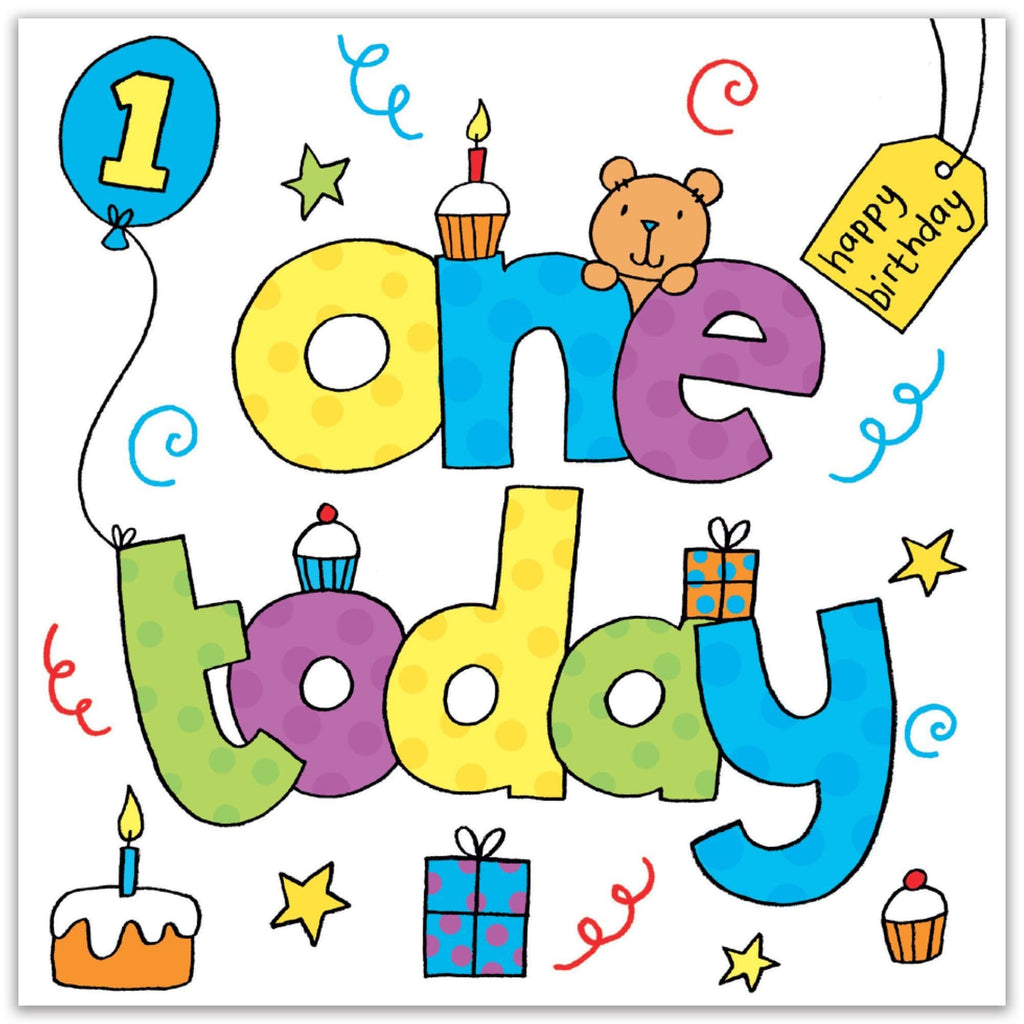 Age 1 Birthday Card