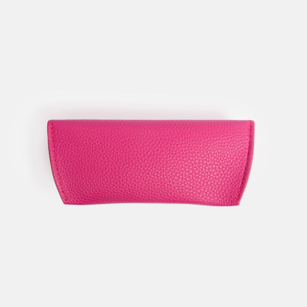 Fushia Pink Flap Glasses Case - Caroline Gardner