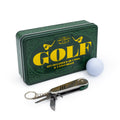The Gentleman's Emporium Golf Tin Set - 6-in-1 Golf Tool & 3 Balls