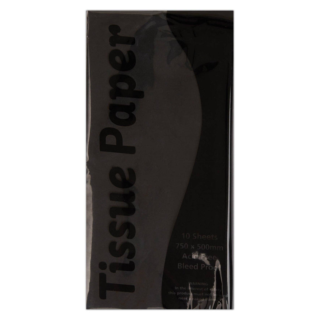 Stephens Tissue Black 750 x 500mm 10 Sheets