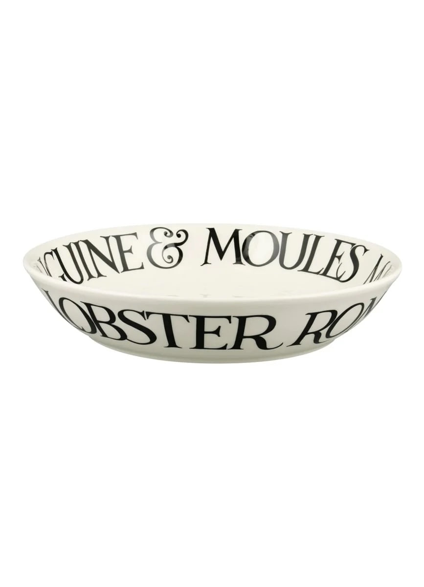 Emma Bridgewater Black Toast Crab Linguine Medium Pasta Bowl