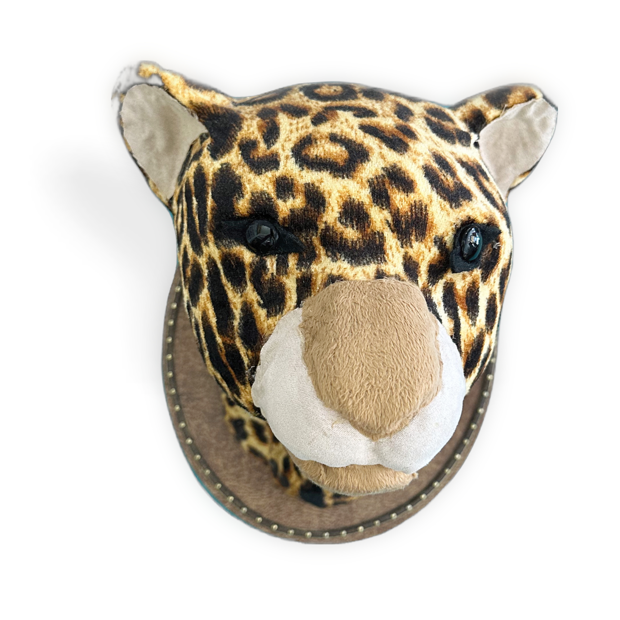 Plush Leopard Wall Trophy