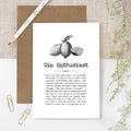 Gin Enthusiast Quotes Card