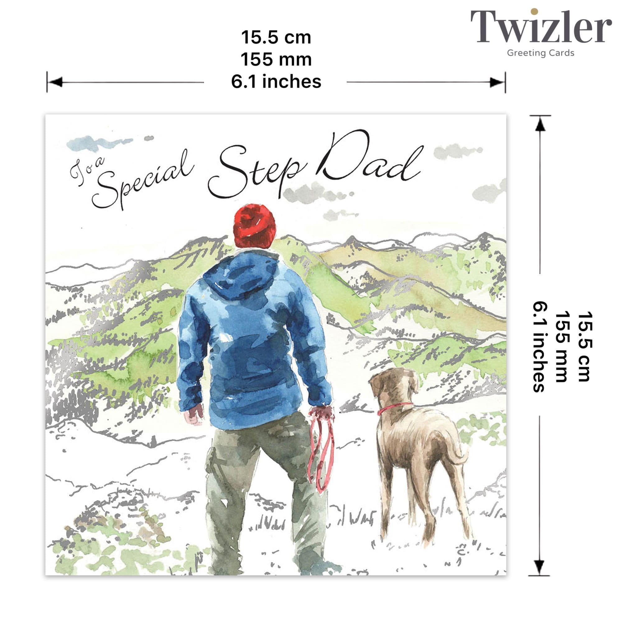 Special Step Dad Birthday Card