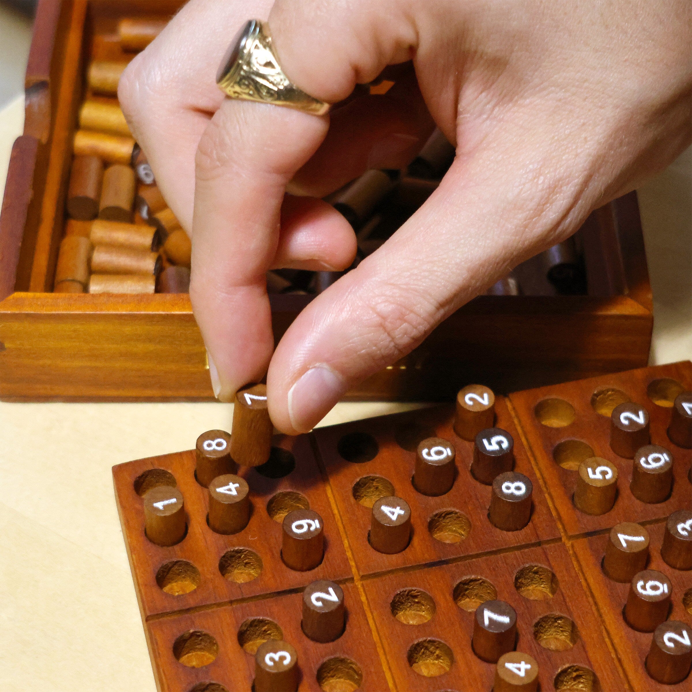 Wooden Sudoku Board Game