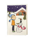 Charlie and Lola Snowman Card